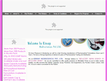 Tablet Screenshot of kinsapmedisciences.com